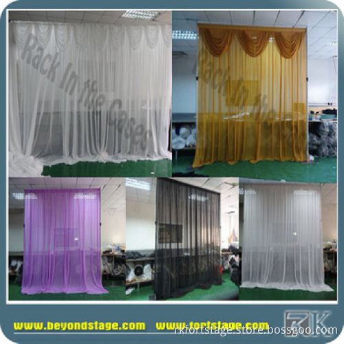 Aluminum pipe drape mandap round/Wedding Backdrop Decoration